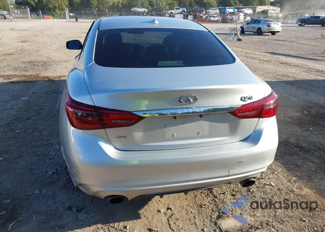 2018 Infiniti Q50 2.0T Luxe из США, поврежденный, VIN JN1CV7AR6JM280203